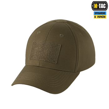 Бейсболка M-Tac Elite Flex Тактична ріп-стоп Темна олива , L/XL