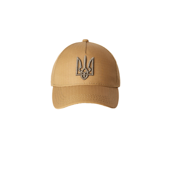 Бейсболка Vik-Tailor з Тризубом Ріп-Стоп Койот , L