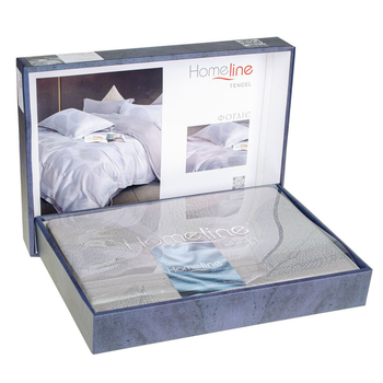 Постільна білизна Home Line Сатин Тенсел Фогліє євро (m457547)