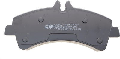 Гальмівні колодки дискові задні ICER (141849)
