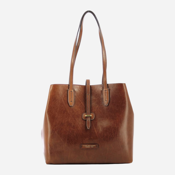 Torba shopper damska skórzana