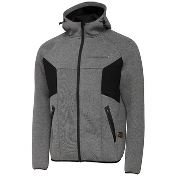 Реглан Savage Gear Tec-Foam Zip Hoodie L Dark Grey Melange