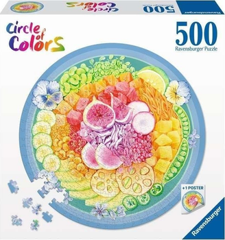 Puzzle Ravensburger Paleta kolorów Poke Bowl 500 elementów (4005556173518)