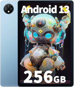 Планшет 10.1" Full HD Blackview Tab 10 Wi-Fi 8/256Gb 8 ядер Android 13 7680 mAh Blue