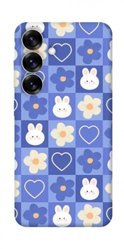 TPU чохол Demsky Кролики-квіточки для Samsung Galaxy S25+
