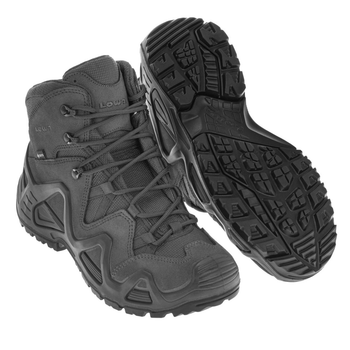 Тактичні чоловічі берці з GORE-TEX Lowa Zephyr GTX MID TF ботінки Wolf (сірий) 40