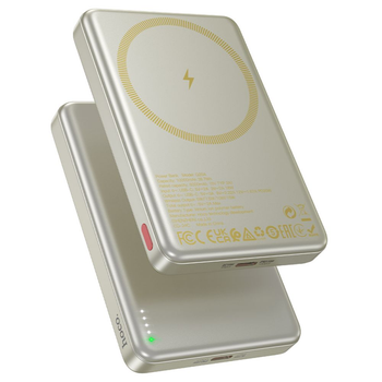 Універсальна Мобільна Батарея Power Bank Hoco Q26A Joy PD20W magnetic fast charging 10000mAh Колір Титанове золото