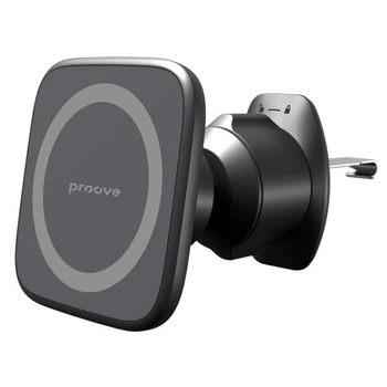 Автомобильный держатель для телефона Proove Block Magnetic Air Outlet Car Mount Magnetic Ring для крепления в воздуховоде (CHMA00000001) Black