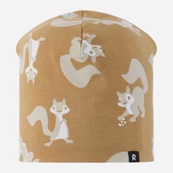 Детская демисезонная шапка-бини для мальчика Reima Moomin Tanssi 5300056E-11A5 56-58 Бежевая (6438557257273)