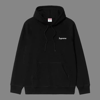 Худі Supreme 0004 чорного кольору, розмір L