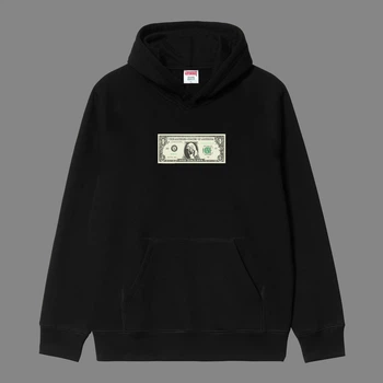 Худи Supreme 0003 черного цвета, размер S