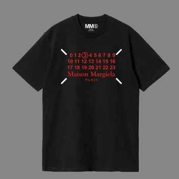 Футболка Maison Margiela 0006 черного цвета, размер M