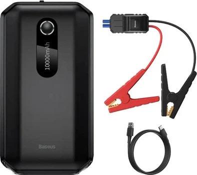 Пускозарядний пристрій Baseus Super Energy Air Car Jump Starter 10000 mAh Black (CGNL020101)