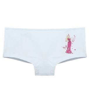 Подростковые трусы шортики с принтом Babe Girl для девочки - Donella - 5771PB15 - 152-158 см - Светло-голубой