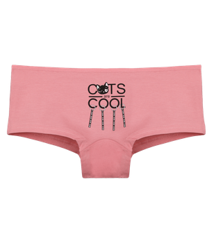 Подростковые трусы шортики для девочки с принтом CATS are COOL - Donella - 5771PB1 - 158-164 см - Оранжевый