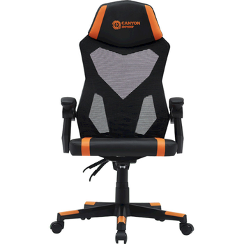 Кресло для геймеров Canyon Flow MCH01 Mesh Black/Orange (CNE-MCH01)
