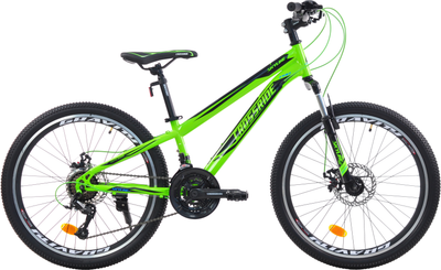 Велосипед Crossride MTB ST Skyline 2.0 13" 24" Зеленый (0294-130-2)