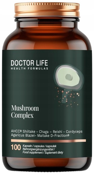 Харчова добавка Doctor Life Mushroom Complex 100 капсул (5905692385594)