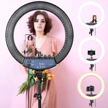 Кольцевая LED лампа RL-18, 45см, пульт в комплекте