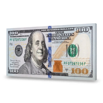 Картина на холсте No Brand 100 долларов оригинал 80x35 см (dol2_L)