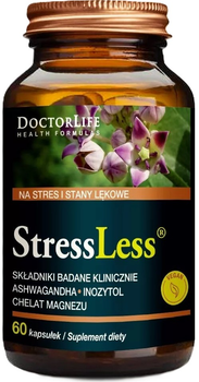 Харчова добавка Doctor Life StressLess від стресу і тривожних станів 60 капсул (5906874819036)