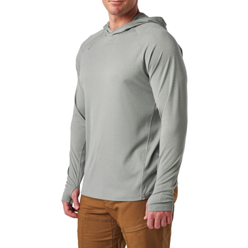 Реглан з капюшоном 5.11 Tactical Sulli UV Hooded Long Sleeve Overcast Grey Heather L (42199-1129)