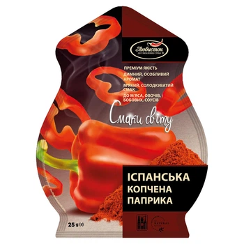 Испанская копченая паприка "Вкусы мира" 25г ТМ Любисток