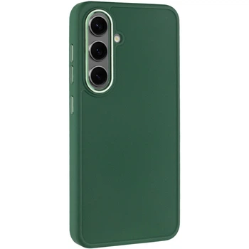 TPU чохол Bonbon Metal Style для Samsung Galaxy S23 Зелений / Army Green