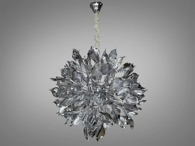 Хромированная подвесная люстра из фарфора для гостиной, 40 ламп 7229-32+8P HR