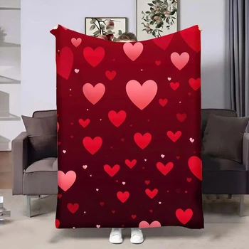 Плед 3D в день влюбленных Red Hearts №2 17997 160х200 см 5014367