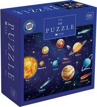 Пазлы трехслойные Interdruk Kids Solar System 6 48х33 см 250 шт (368973)