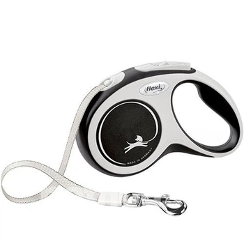 Рулетка-поводок Flexi New Comfort L лента 5м/60кг черный