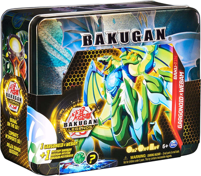 Puszka kolekcjonera Bakugan Baku-Tin Gargonoid x Webam 6066256 (0778988448724)