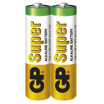 Батарейка щелочная GP Super Alkaline LR6 AA 15A 1.5V Gold-Green (2 шт)