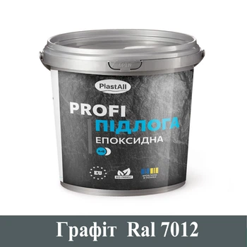 Жидкий эпоксидный пол Plastall™ PROFI 1кг Графит