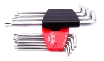 Набір ключів Г-под. Torx з круглим кінцем T10-T50 - V4708 VIGOR