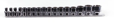Набір головок SPLINE 1/2" 10-32 мм 17 од. мультипрофіль, хромовані - V1898 VIGOR