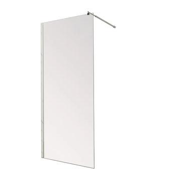 Душова перегородка Mixxus Premium FLAT SP01-80x200-TR Chrome Walk-In прозрачне стекло 8мм