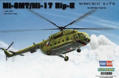 Збірна модель 1/72 гелікоптер Mi-8MT/Mi-17 Hip-H HobbyBoss 87208