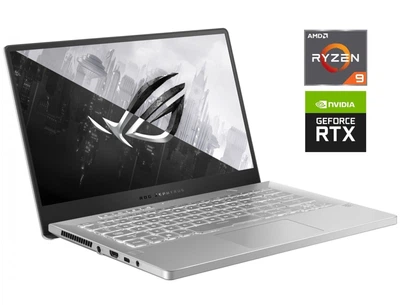 Ігровий ультрабук Asus ROG Zephyrus G14 GA401IV / 14" (1920x1080) IPS / AMD Ryzen 9 4900HS (8 (16) ядер по 3.0 - 4.3 GHz) / 24 GB DDR4 / 480 GB SSD / nVidia GeForce RTX 2060 Max-Q, 6 GB GDDR6, 192-bit б/в