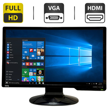 Монитор BenQ G2420HD / 24" (1920x1080) TN / VGA, DVI, HDMI / VESA 100x100 + Кабель питания б/у