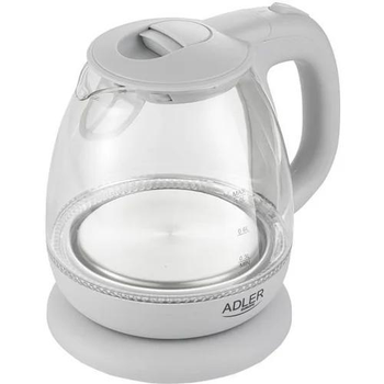 Электрочайник Adler 1л 1100 Вт Серый