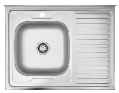 Кухонна мийка KRONER (KRP) Dekor-6080L D0.6T160