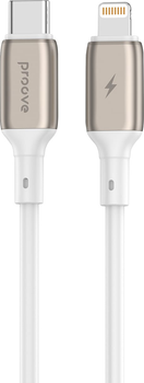 Кабель Proove Flex Metal Type-C to Lightning 27 Вт 1 м White (505040003)