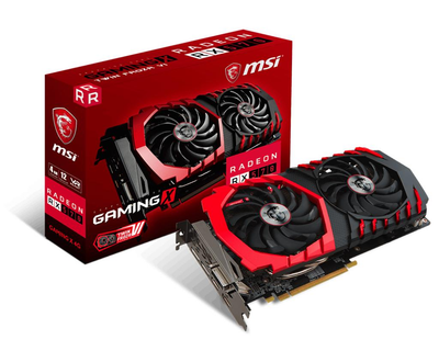 Видеокарта Msi Radeon Rx 570 Gaming X 4Gb Gddr5 256Bit (1281/7000) (Dvi, 2 X Hdmi, 2 X Displayport)