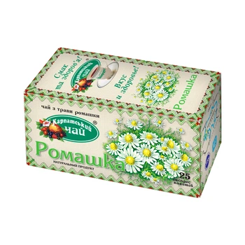 Чай травяной Карпатский чай Ромашка 25 пакетиков (4820024210034)