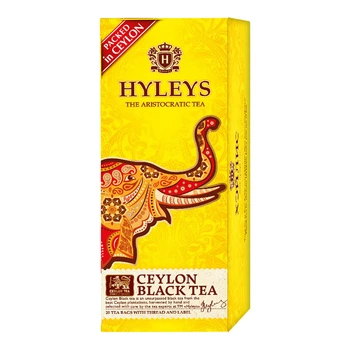 Чай черный Hyleys Цейлонский мелкий 20 пакетиков (4791045015161)