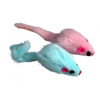 Игрушка для котов плюшевые мышки 5 см TatraPet Caty fanny 2 шт/уп