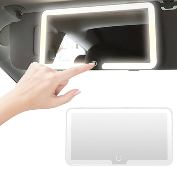 Дзеркало на козирок автомобіля Bodasan з LED підсвічуванням та акумулятором (NMUM)