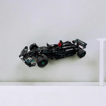 Настінне 3D Кріплення для Фірмового конструктора Technic Mercedes AMG F1 W14 E Performance (42171) Формула 1 - Чорне